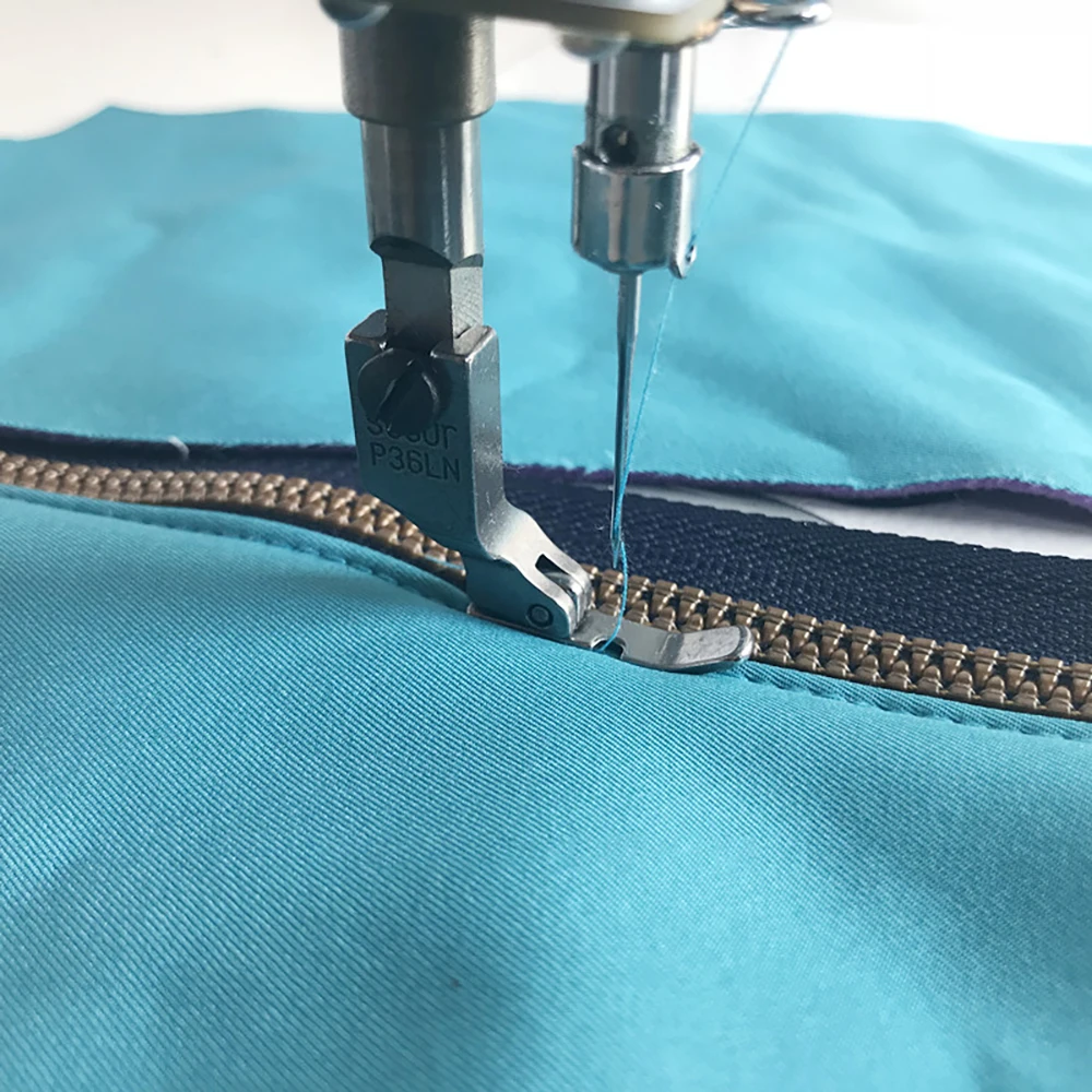 2 Pcs Industral Sewing Machine Flatcar Zipper Presser Foot P36LN / P36N Presser Foot Sewing Supplies
