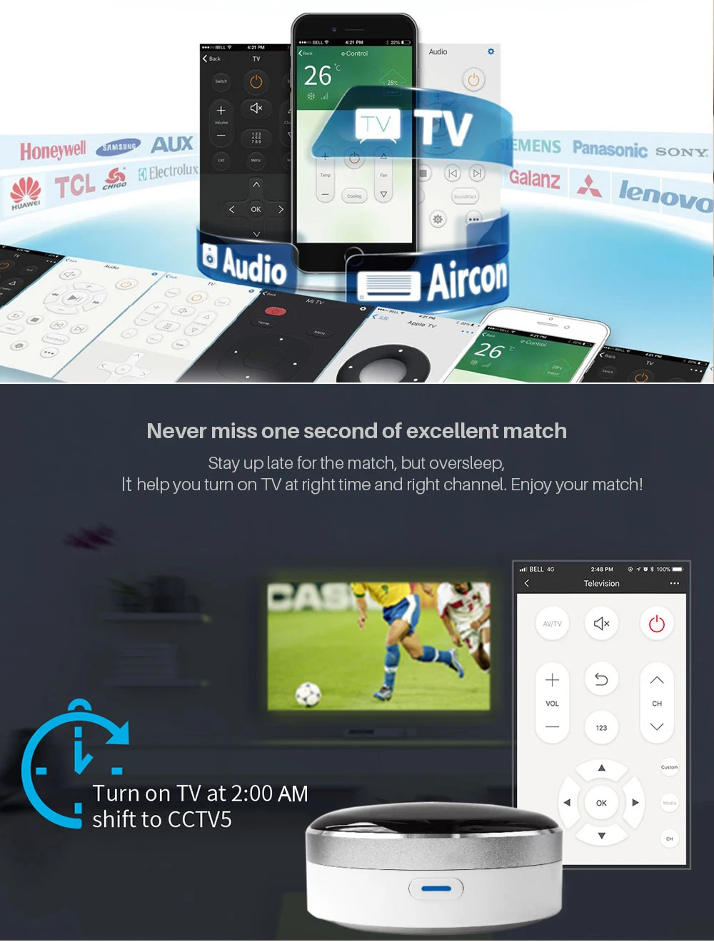 Tuya Smart Home Automation telecomando IR universale WiFi + interruttore Controller a infrarossi Google Home Alexa Siri Voice Control