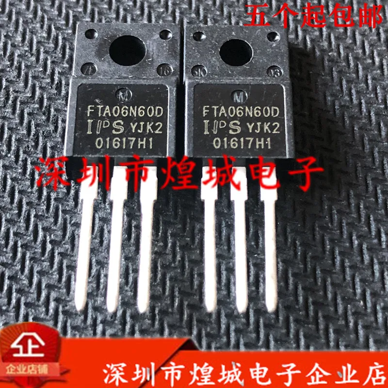 

5 шт./лот FTA06N60D ½ TO-220F 600V 6A 10