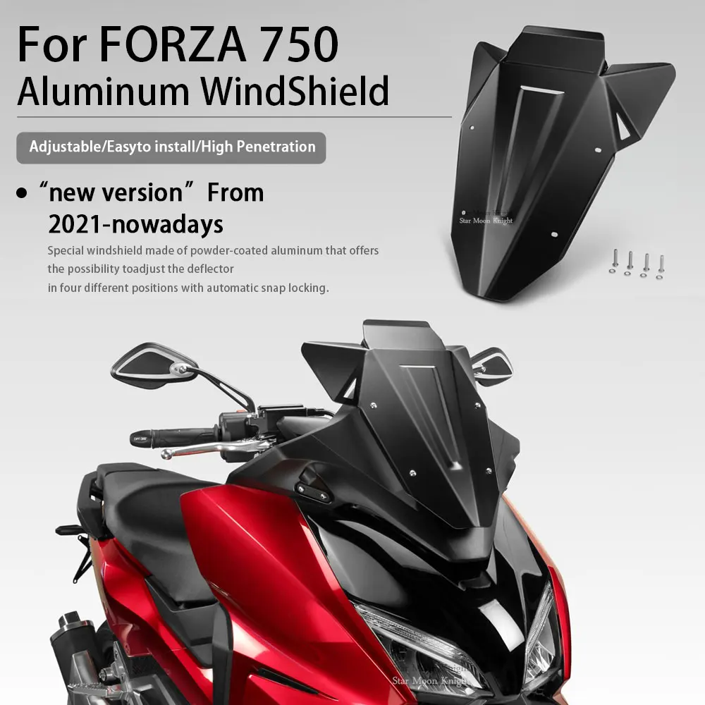 

Motorcycle windshield moto windscreen Wind board Deflector Shield screen windboard Fit For Honda For Forza750 For Forza 750 2021