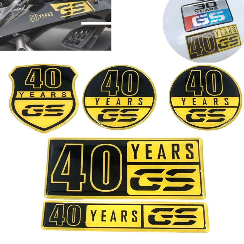 Motorcycle 40 Years GS Windshield helmet fuel tank Reflective Sticker Decal for BMW Motorrad R R1250GS ADV F750GS F850GS /ADV