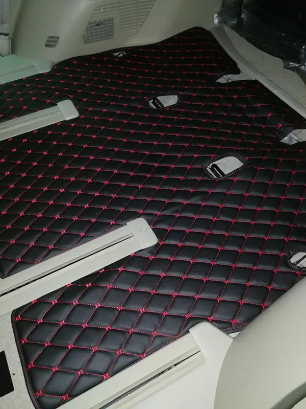 High quality! Custom full set car floor mats for Right Hand Drive Toyota Noah R70 R60 2013-2001 7 8 seats waterproof car carpets