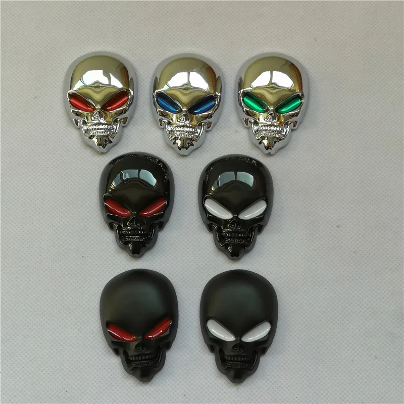 Universal 3D Skull Moto Stickers Motorcycle Truck Car Emblem Demon Decals Motorcycles Sign Scooter Autocycle Decoration