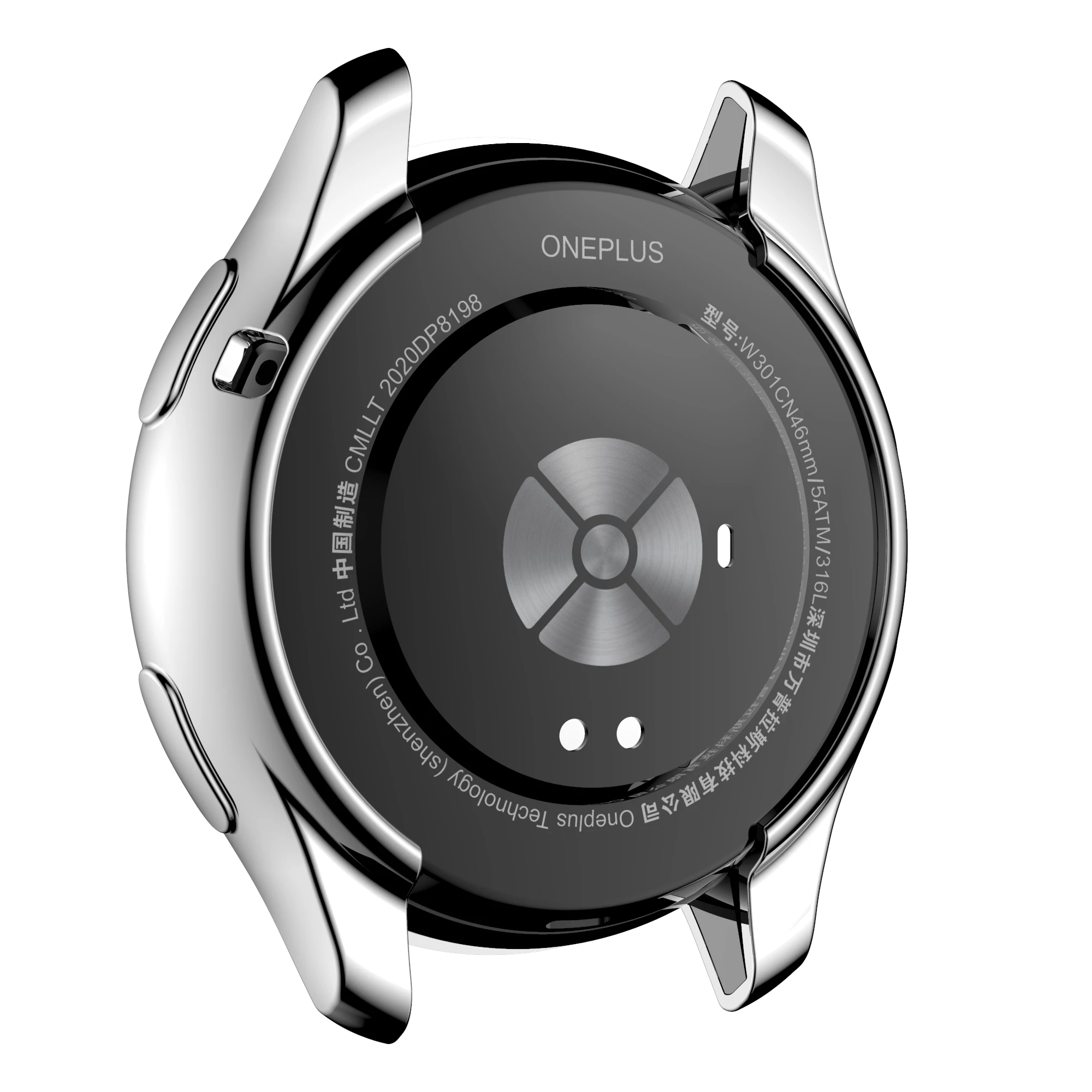 Screen Protector Case Frame for Oneplus Watch TPU Plating All-Around Cover One Plus Protection Cases Shell Accessories