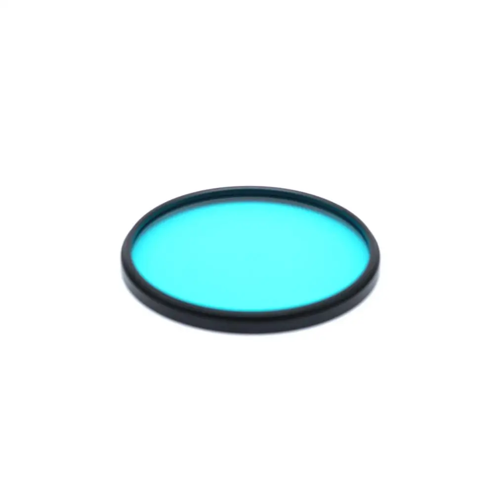 QB19 round type diameter 52mm with metal frame blue filter glass