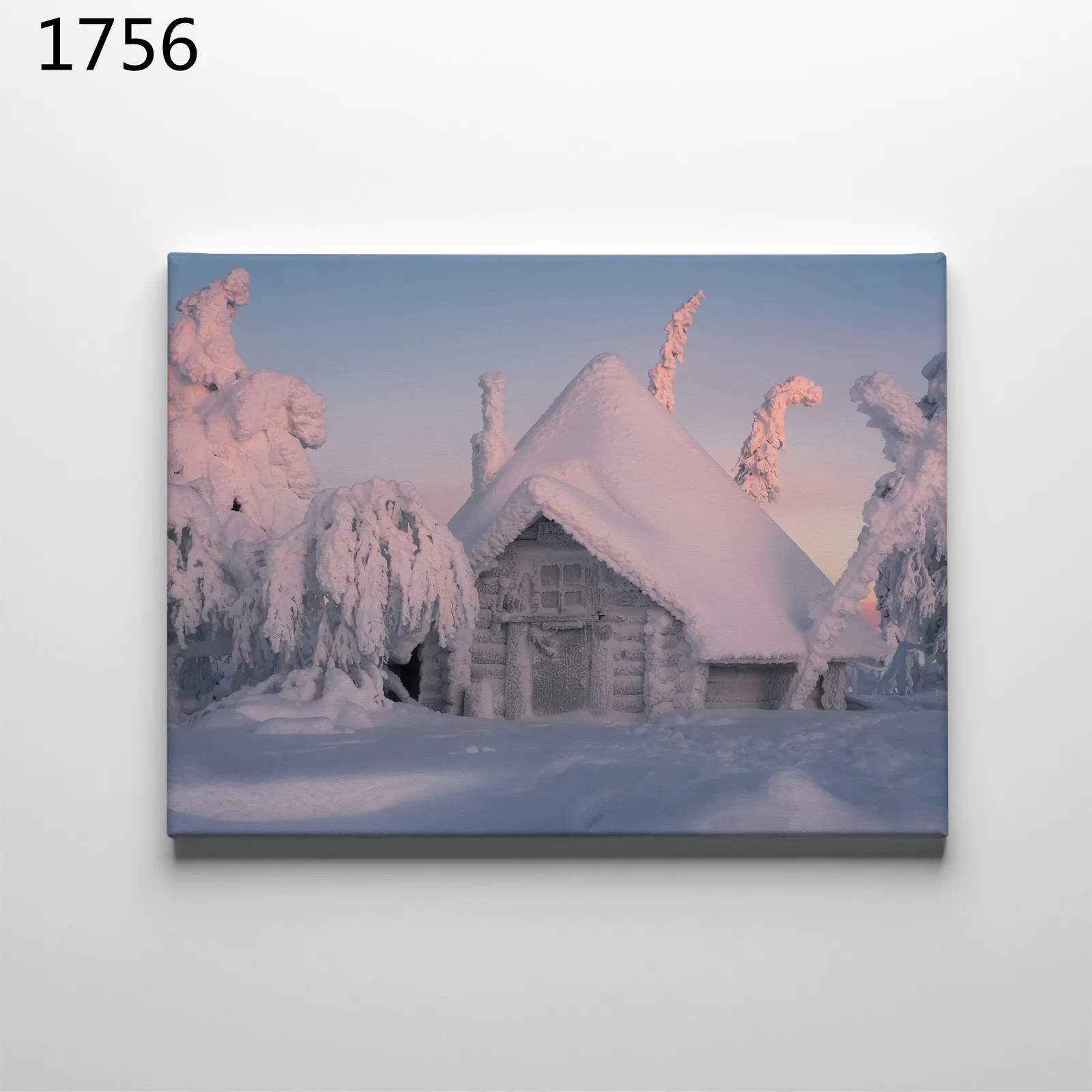 Winter Snow Landscape Retro Posters Wall Poster Anime Posters Canvas Painting Wall Decor Wall Art Picture Home Decor Room Decor