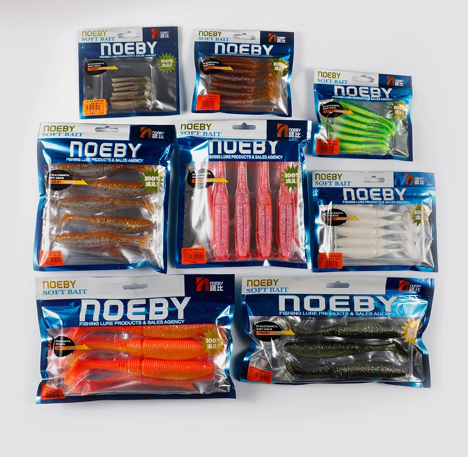 Noeby 3PCS Swimbait Shad Weichen Köder 15cm 27,5g 17,5 cm 40g Weicher Köder Minnow weichen Köder Wobbler Bass Barsch Hecht Angelgerät – Detail 10