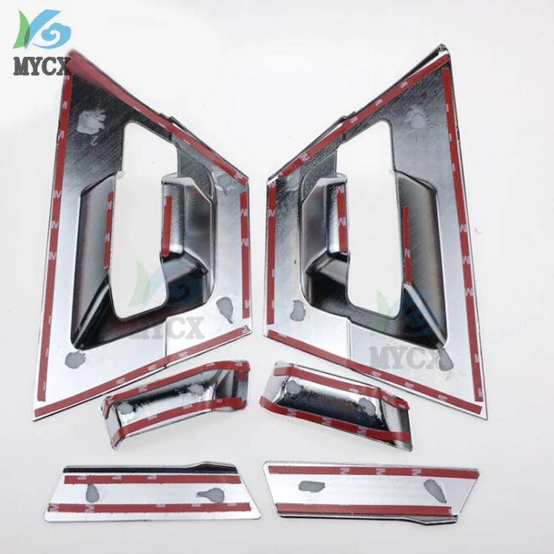 

Rear Door Handle Cover Bowl Insert Trim Panel Chrome Car Styling Accessories For Toyota C-HR CHR 2017-2020
