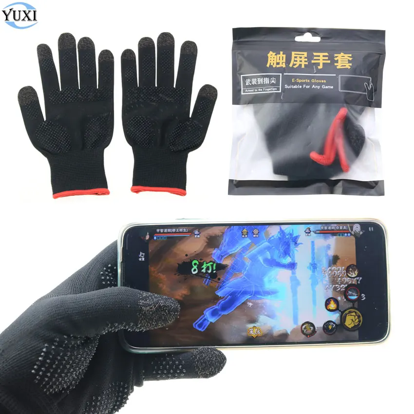 

YuXi Non-slip Knit Gaming Touch Screen Gloves Breathable Sweatproof Thermal Gloves for Phone Games Touch Sensitive Gaming Gloves