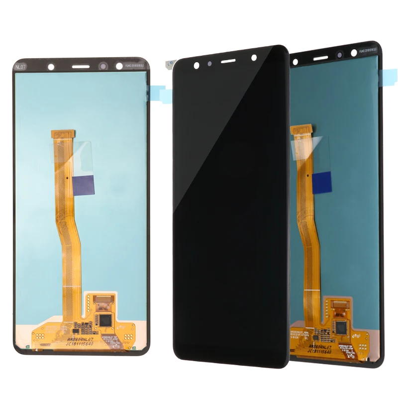 6.0\'\' SUPER AMOLED TFT oled Screen for SAMSUNG Galaxy A7 2018 SM-A750F A750F A750 LCD Display Touch  Digitizer Assembly Tested