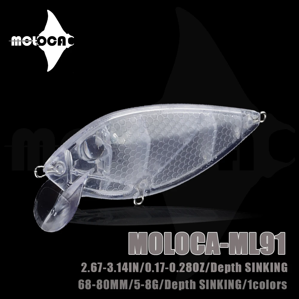 

Crankbait Fishing Lure 68-80mm 5-8g Blank Unpainted Lures Accesorios De Pesca Leurre Brochet Isca Artificial Winer Angeln Tackle