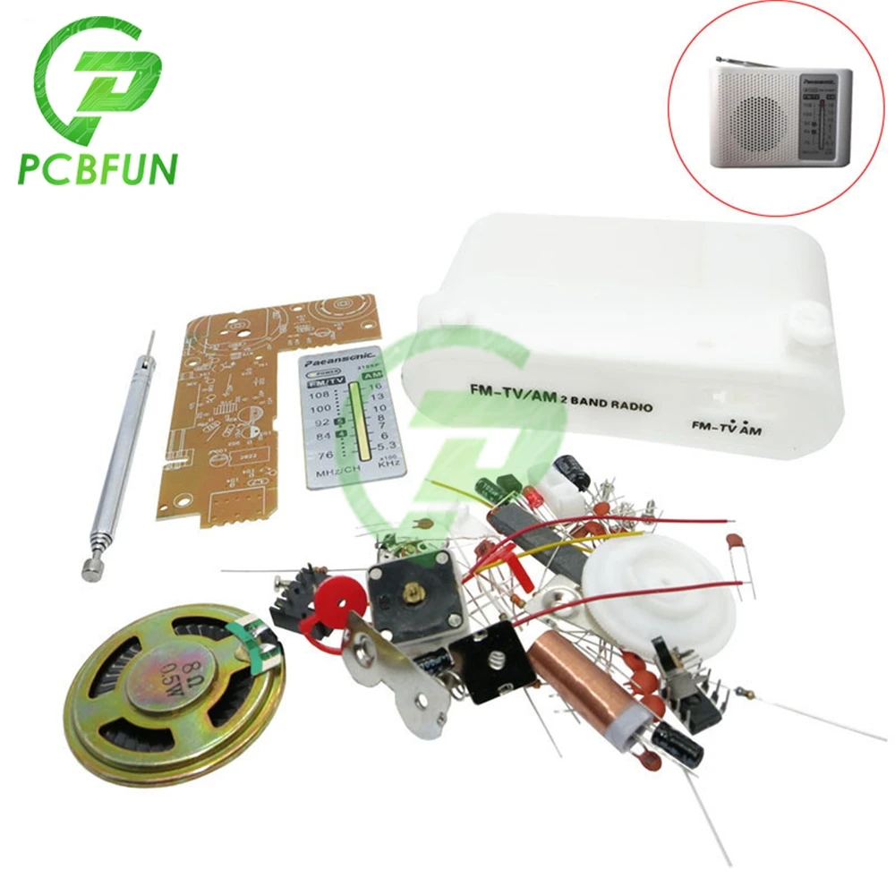 AM/FM FM AM CF210SP Ta7642 Stereo Radio Kits DIY Electronic Assemble Set Kit  For Learner DIY laboratory For Arduino 76-108mhz