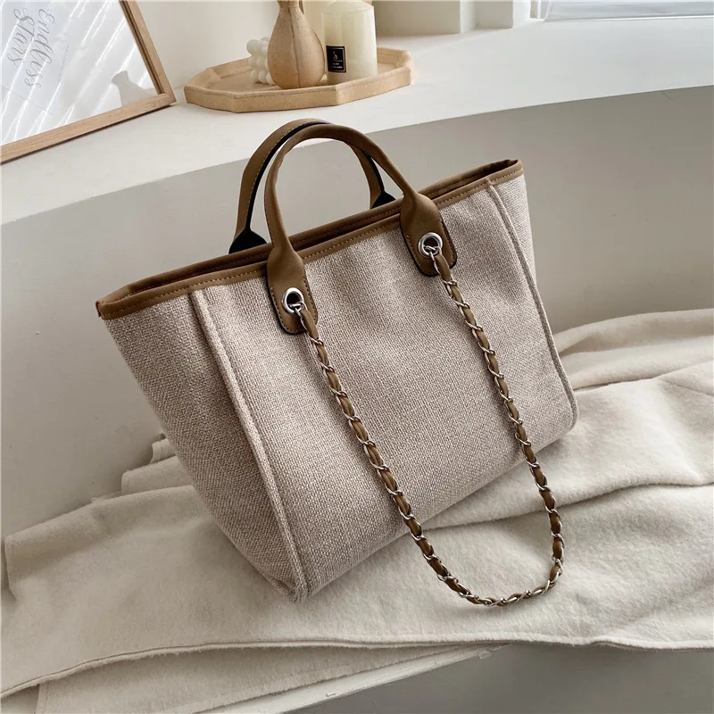 Large Capacity Women Canvas Handbags High Quality Ladies Shoulder Bag Fashion Designer Female Casual Tote Bag Big Messenger Bags