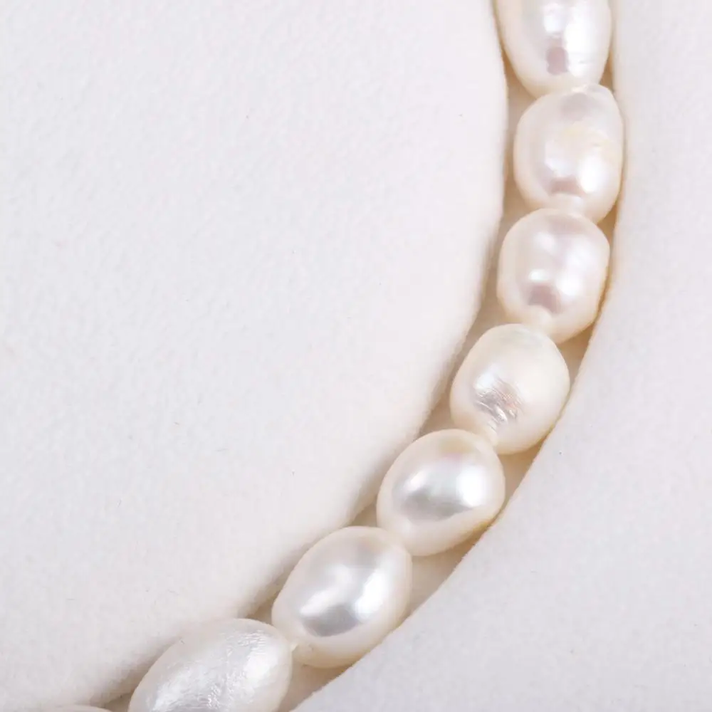 Freshwater Pearl Loose Irregular White Beads 10-11 Mm For DIY Bracelet Earring Necklace Sewing Craft Jewelry Accessory