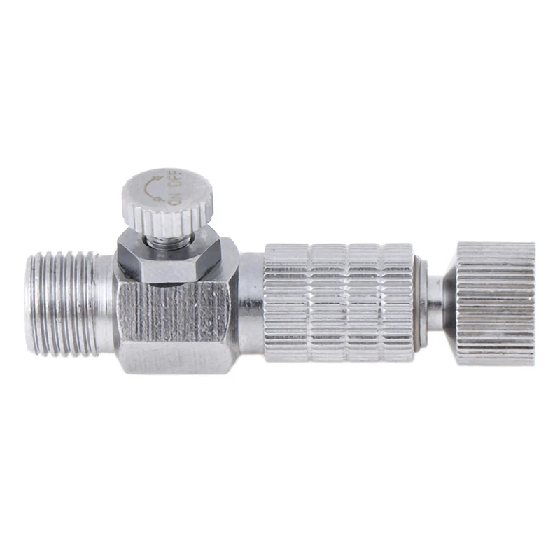 Adattatore di disconnessione ad innesto rapido per aerografo con raccordo a spina da 1/8"