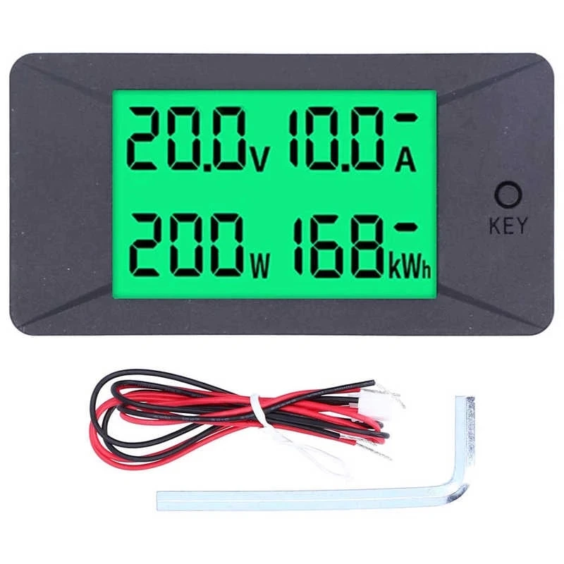 PZEM-025 DC Display Digital Volt Meter Car Bidirectional Ammeter Power Kwh Watt Meter 300v 50A/100A/300A Shunt Bulit-in 5.0 5 Re