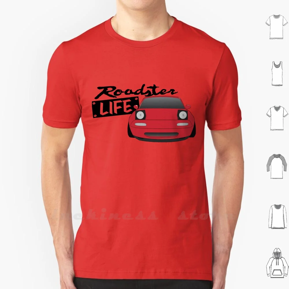 Mazda Miata - Roadster Life T Shirt Big Size Corolla Ae86 Hachi Roku 86 Tofu Delivery Takumi Fujiwara Initial D Initial Project