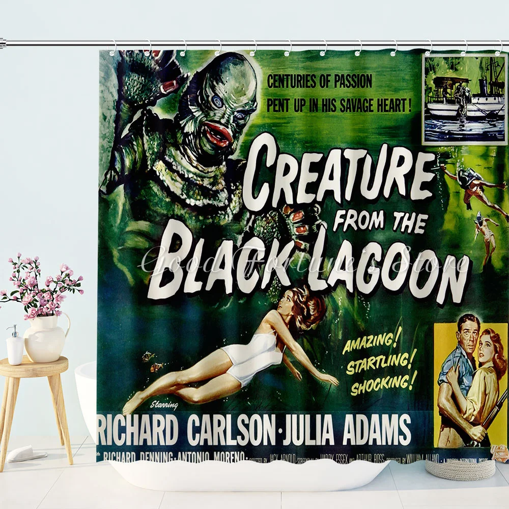 Creature From The Black Lagoon Vintage Horror Movie Poster