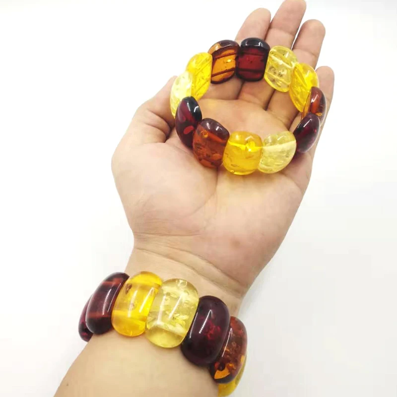Ambers Color Resin Bracelet bangels pulseira Luxury Festival Gifts For Eid Ramadan women Fashion brown Bracelets