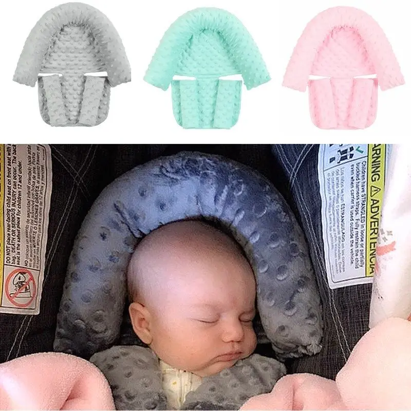 Stroller support pillow, super soft head and neck cushion, suitable for car seats, baby headrests and car seat neck covers