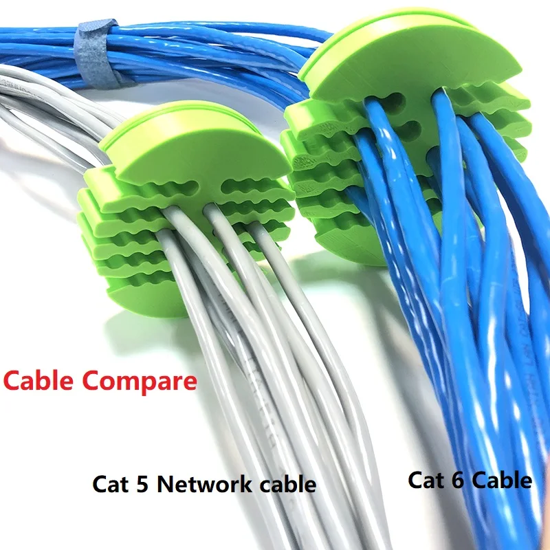 44Holes Cat6 Cable comb Arrangement Cable Management Tool 6 Category Ethernet Cabinet Computer Room Cable Organizer 20mm Thick