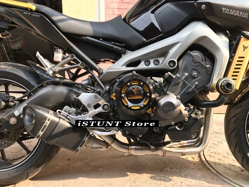 Motorcycle Exhaust Full System Escape For MT09 FZ09 MT-09 FZ-09 Tracer 900 Header Loop Front Pipe carbon fiber Muffler Slip-On