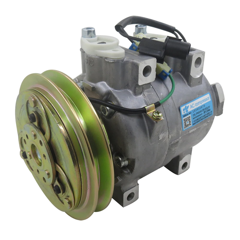 OEM 11N8-92040 KV14C AC Compressor Pump For Hitachi Excavator R215 D21 11N690040 11N6-90040 506021-7082 A5000674001