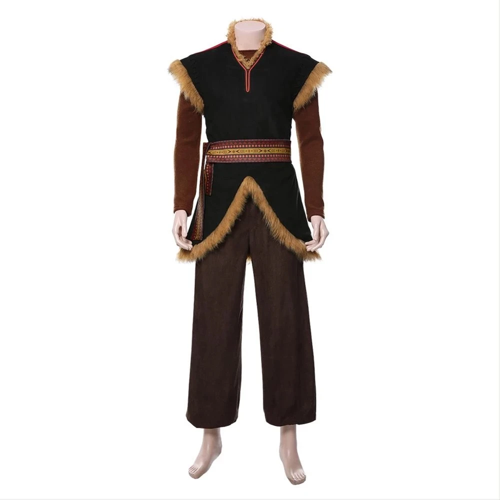 Snow Queen Kristoff adult Cosplay Costume Full set women men Halloween Carnival  Halloween Party Stage show  Cosplay Costume