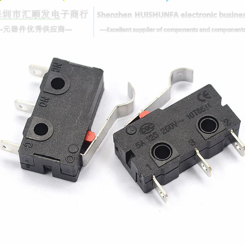 Stroke limit switch contact button copper contact KW12 curved handle 3 feet 16MM long handle