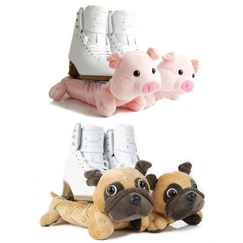 

Ice Skating Shoes Cover Child Adult Cartoon Animal Plush Protector Skating Boot Case For Ice Skating Figure Skating Accessories