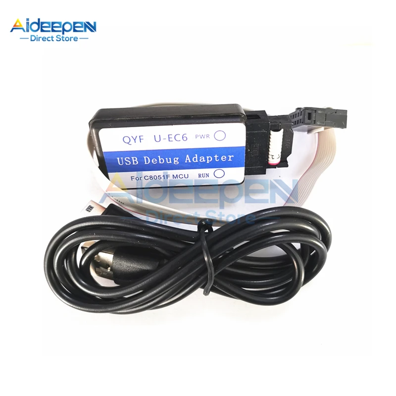 U-EC6 USB Universal Emulator Downloader Programmer Kompatibel dengan C8051 Lengkap Dukungan MCU untuk WIN XP WIN7 WIN8 WIN10