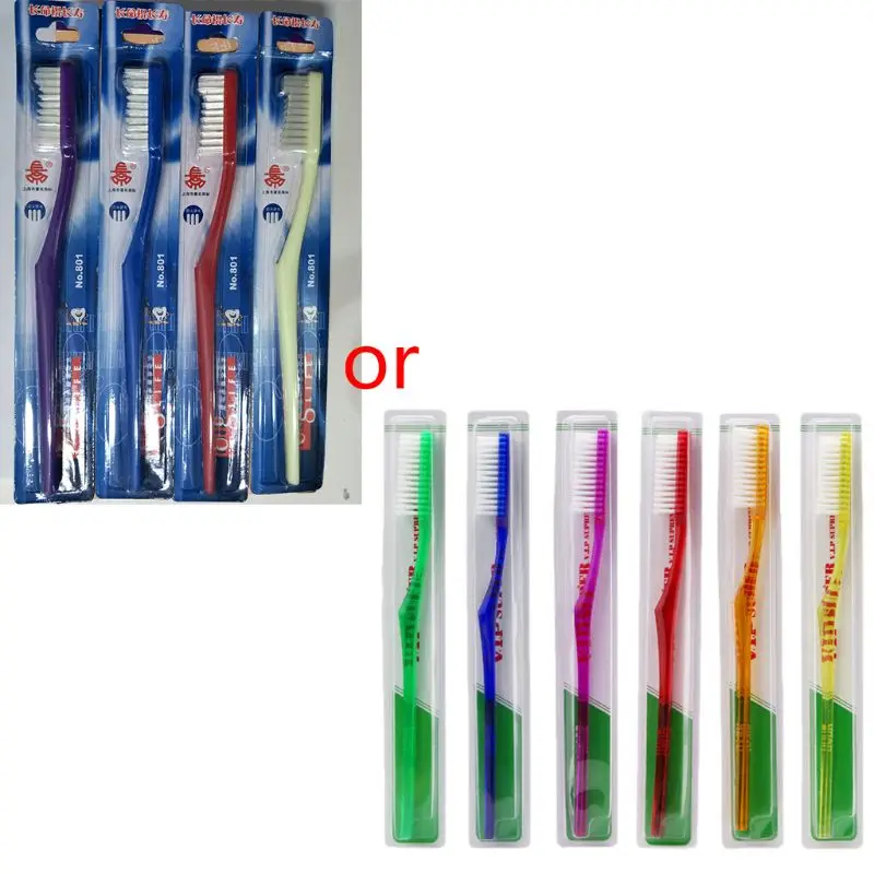 6x Dental Care Premium Hard Toothbrush Bristle Tooth Brush Set For Adult Dropship