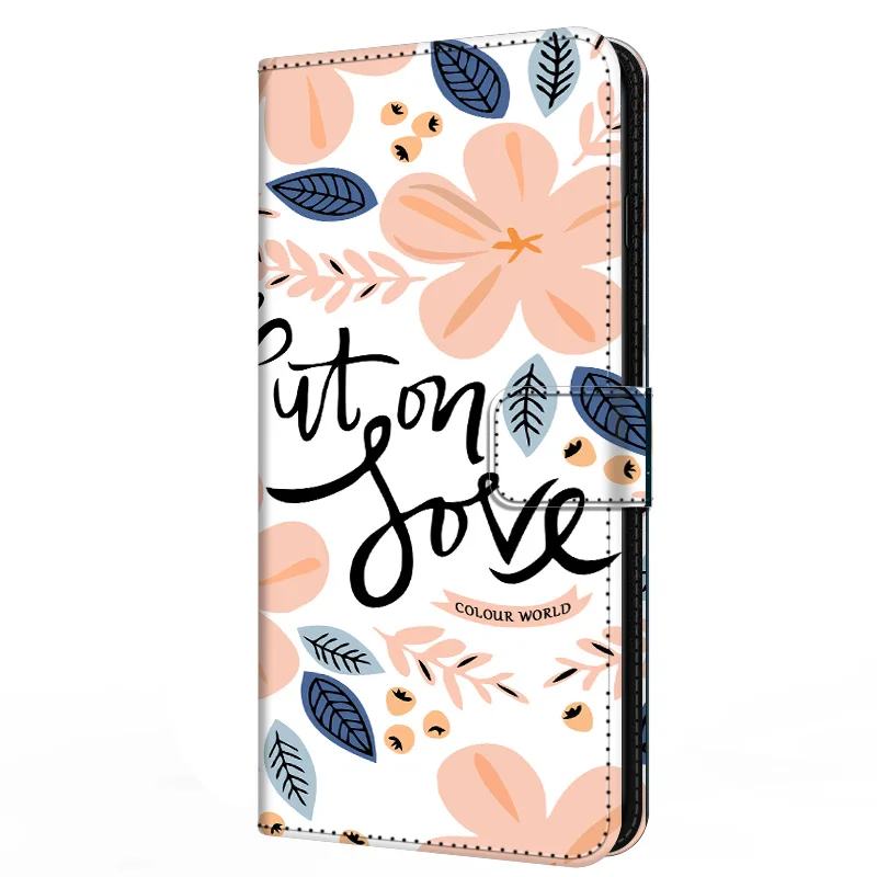 Flower Wallet Flip Leather Case For Xiaomi Mi 11 Lite 5G NE 4G 11T Pro 11i 5G 10T Lite Phone Cover Book Stand Holder 11Lite Cute