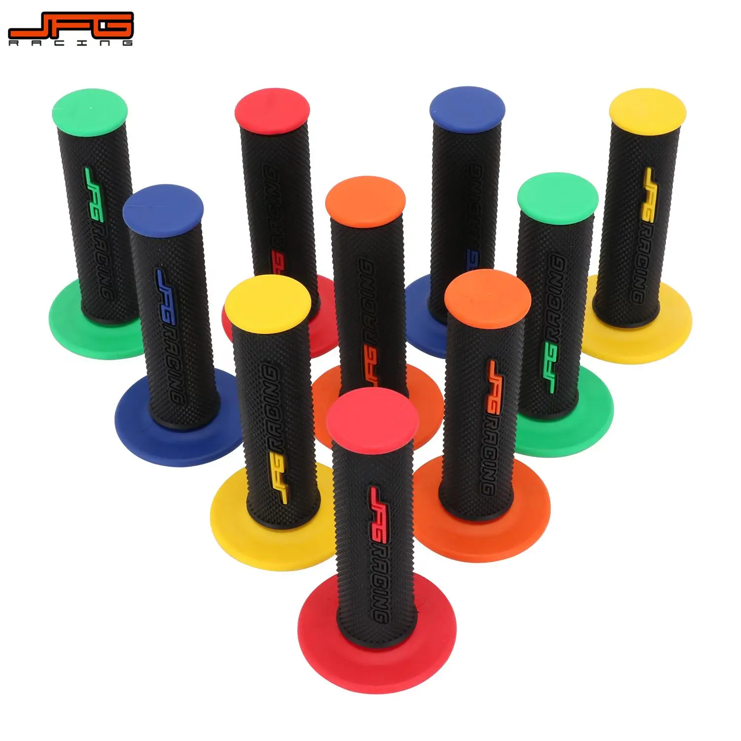 

Motorcycle JFG 7/8" Handlebar Handle Hand Grips For KTM HONDA YAMAHA KAWASAKI SUZUKI Dirt Pit Bike Motocross Enduro MX