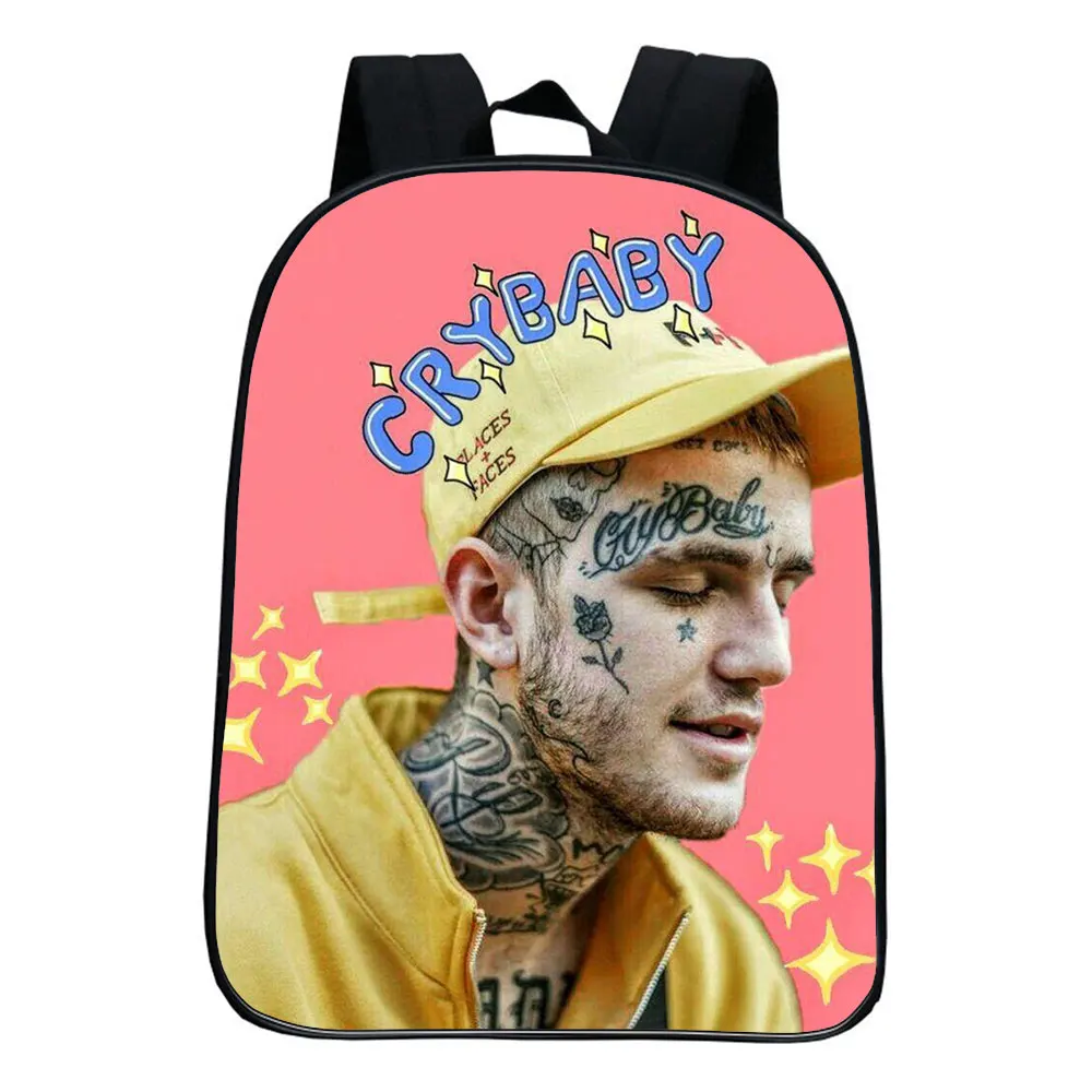 Lil Peep Backpack Harajuku Boys Girls School Backpacks Children Bag Popular Lover Bookbag Lil Peep Printed Girl Bag