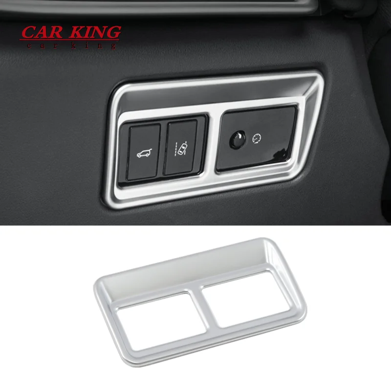 

For Jaguar XF XE F-PACE F PACE 2016 2017 Headlight Adjust Switch Button Cover Trim Interior Accessories Car Styling Sticker 1pcs