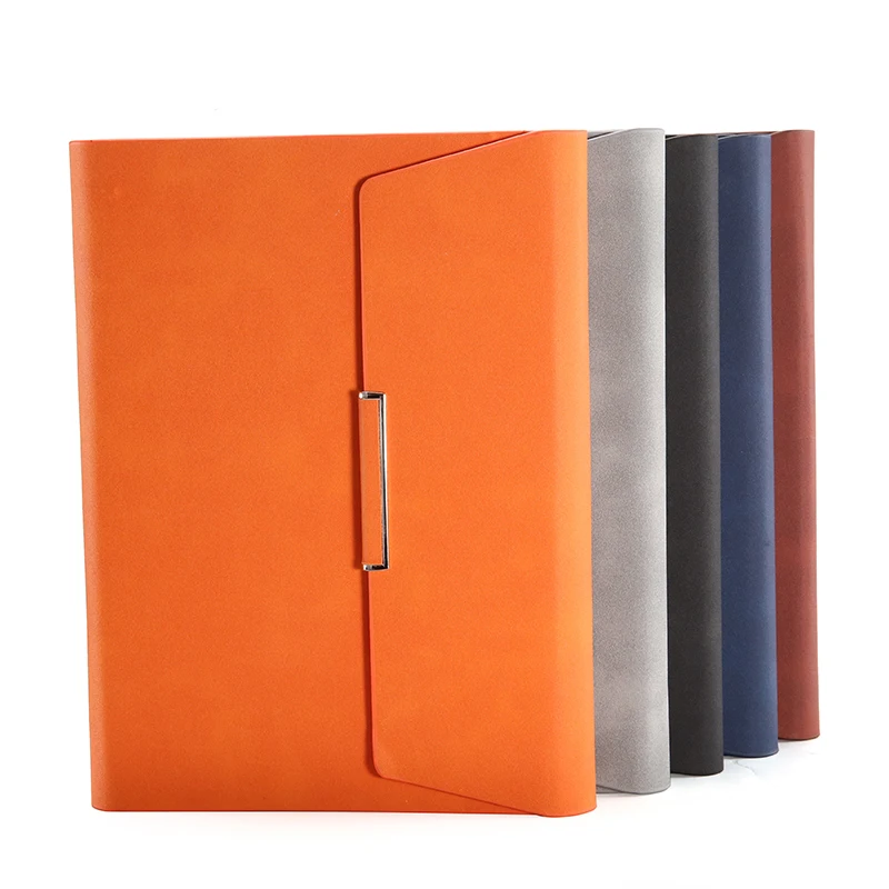 Hard Cover A5 PU Leather Notebook Planner Organizer 6 Ring Binder Spiral Office Stationery Business Notepad Note Book Gift