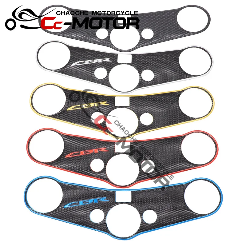 

For Honda CBR600RR F5 2007 to 2017 Triple Top Upper Clamp Front Yoke Protector Motorcycle Sticker Pad Accessories CBR600 RR