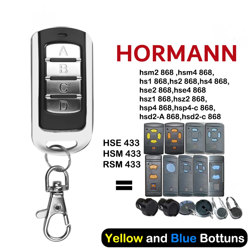 HORMANN 868 HSM2 HSM4 HSE2 MARANTEC Digital 384 D302 D304 868 Mhz Remote Control For The Gate Garage Door