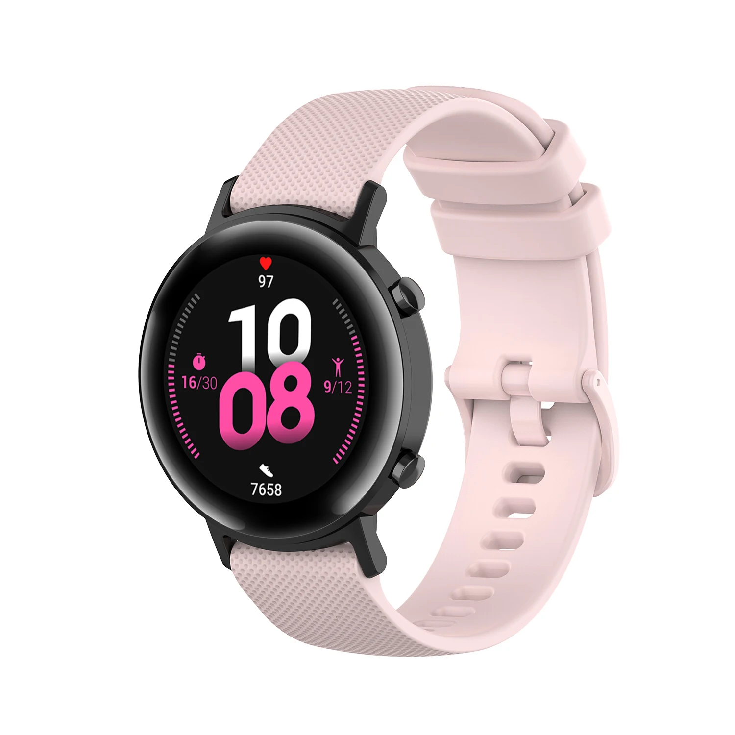 Correa de reloj para Huawei GT 3 2 42mm correas de reloj inteligente para Honor magic2 42mm correa de muñeca deportiva de silicona para música Garmin Vivoactive3