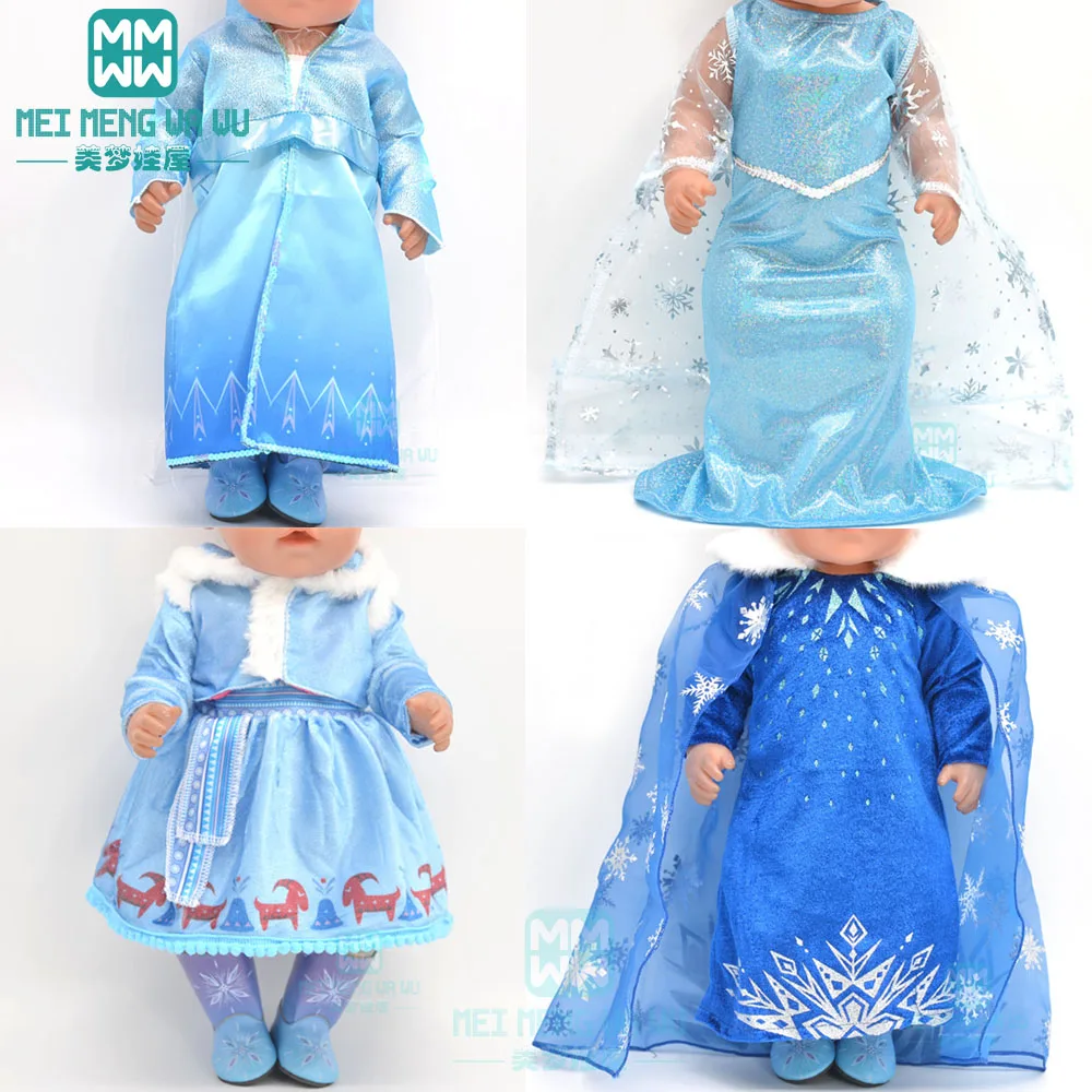 Clothes for Doll fit 43 cm Toy new born Doll Accessories Fashion Coats, dresses, cloaks, boots