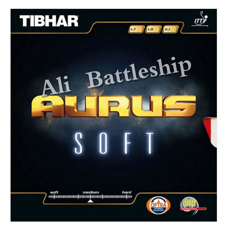 Original TIBHAR Aurus เสียงนุ่มสิว in ยางปิงปองแร็กเก็ตกีฬา Fast Attack LOOP Made in Germany