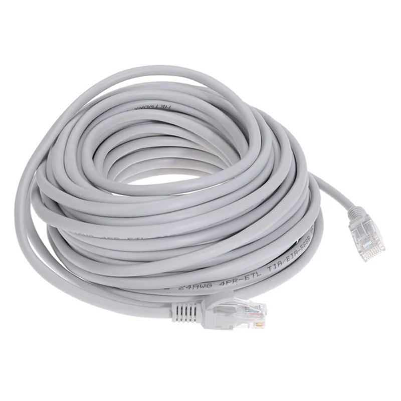 1M / 5M / 10M / 15M / 30M / 50M / 100M 이더넷 케이블 고속 Cat5e RJ45 네트워크 LAN 케이블 컴퓨터 라우터 컴퓨터 케이블