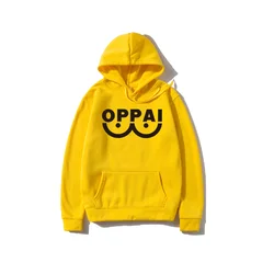 Harajuku Japan Anime One Punch Man Saitama Oppai Hoodies Men Women Pullover Sweatshirt Cosplay Costume Teen Jacket