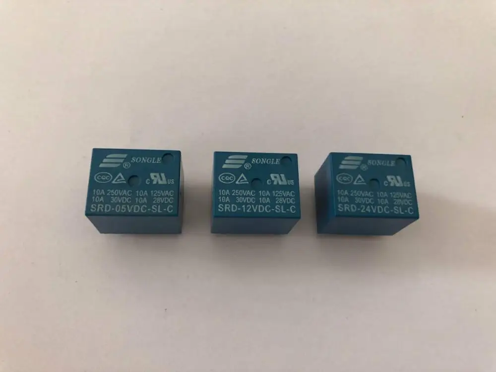 Przekaźnik SRD-05VDC-SL-C SRD-09VDC-SL-C SRD-12VDC-SL-C SRD-24VDC-SL-C 5V 9V 12V 24V 10A 250VAC 5PIN T73