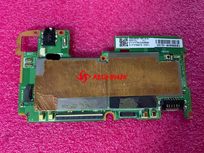 

Used Original K008 K009 MOTHERBOARD FOR Asus Google Nexus 7 ME571KL MB REV 1.7 MAIN BOARD All Tests OK