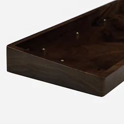 Walnut Wood Case VIAL VIA YMD75 v4 Hot Swap 84 75% Fully Programmable PCB Stabilizers Kit Support ANSI ISO