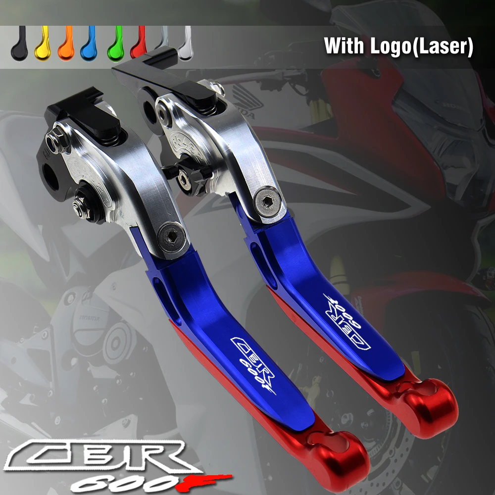 

For HONDA CB600F 2007-2013 CBR600F 2011-2013 CBF600/SA 2010-2013 Motorcycle Folding Extendable Brake Clutch Levers LOGO CBR600F