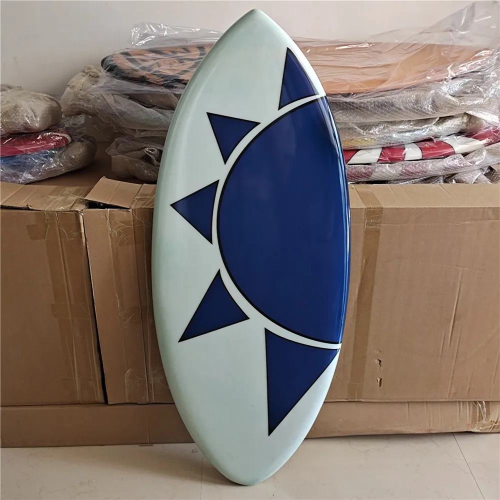 Planche de surf en surf, planche de surf de couleur bleue et blanche, EPS + époxy, tissu en fibre de verre, 127*52*2cm, nouveau style, 2021