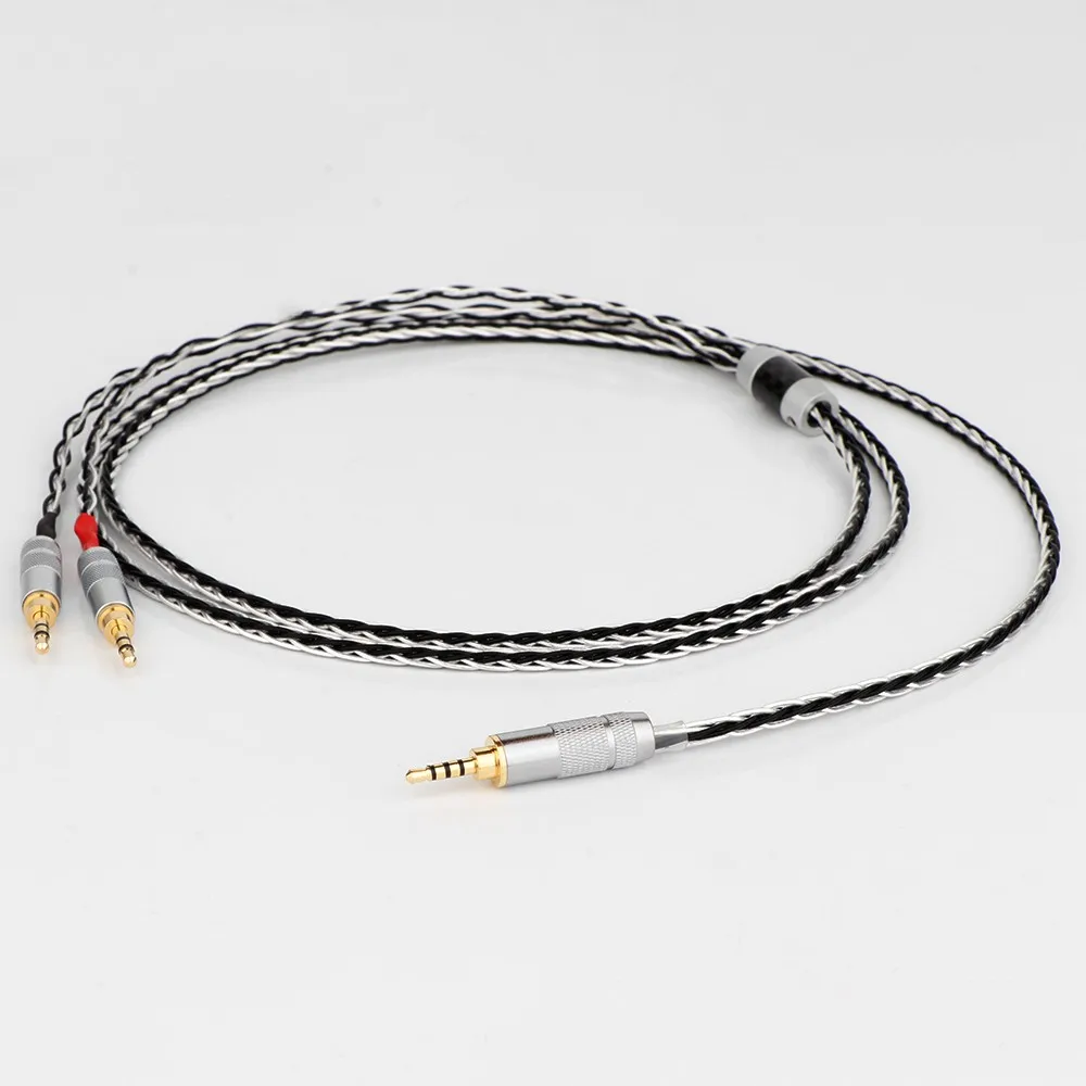 Cable with 2.5mm Balanced Male to Dual 2.5mm Male Compatible with Hifiman HE400S, HE-400I, HE-400i （Dual 2.5mm Version, HE560)